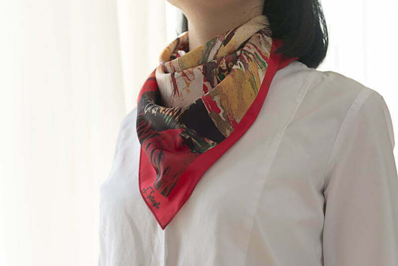 Square neck scarf "Confession"- img. 2