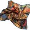 Square neck scarf “Moushtaid carnival”