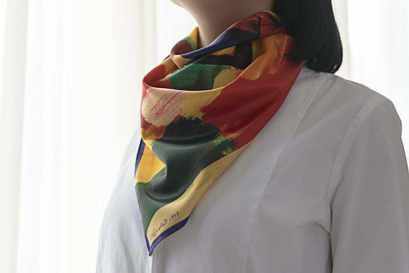 Square neck scarf "Spring" - img. 2
