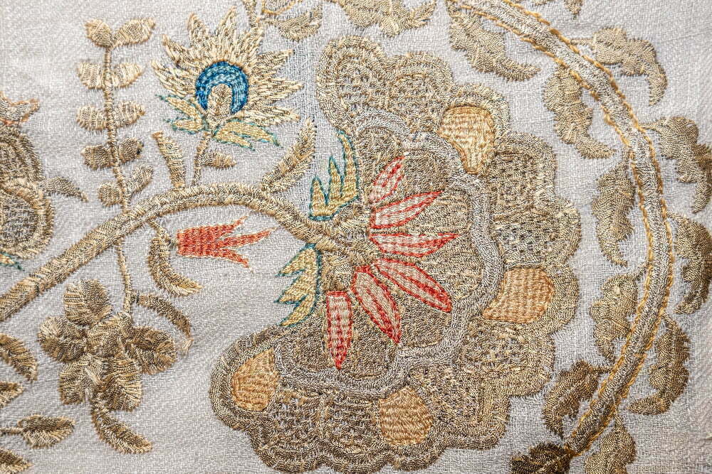 Towel fragment, Armenian embroidery, 18th century
