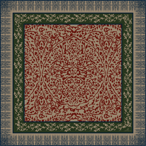 Scarf “Return of Queen Zabel to the throne”