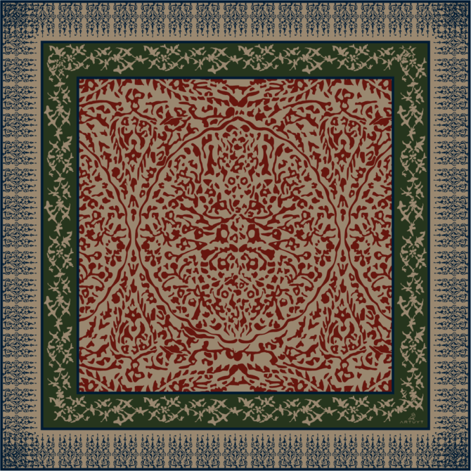 Scarf “Return of Queen Zabel to the throne”